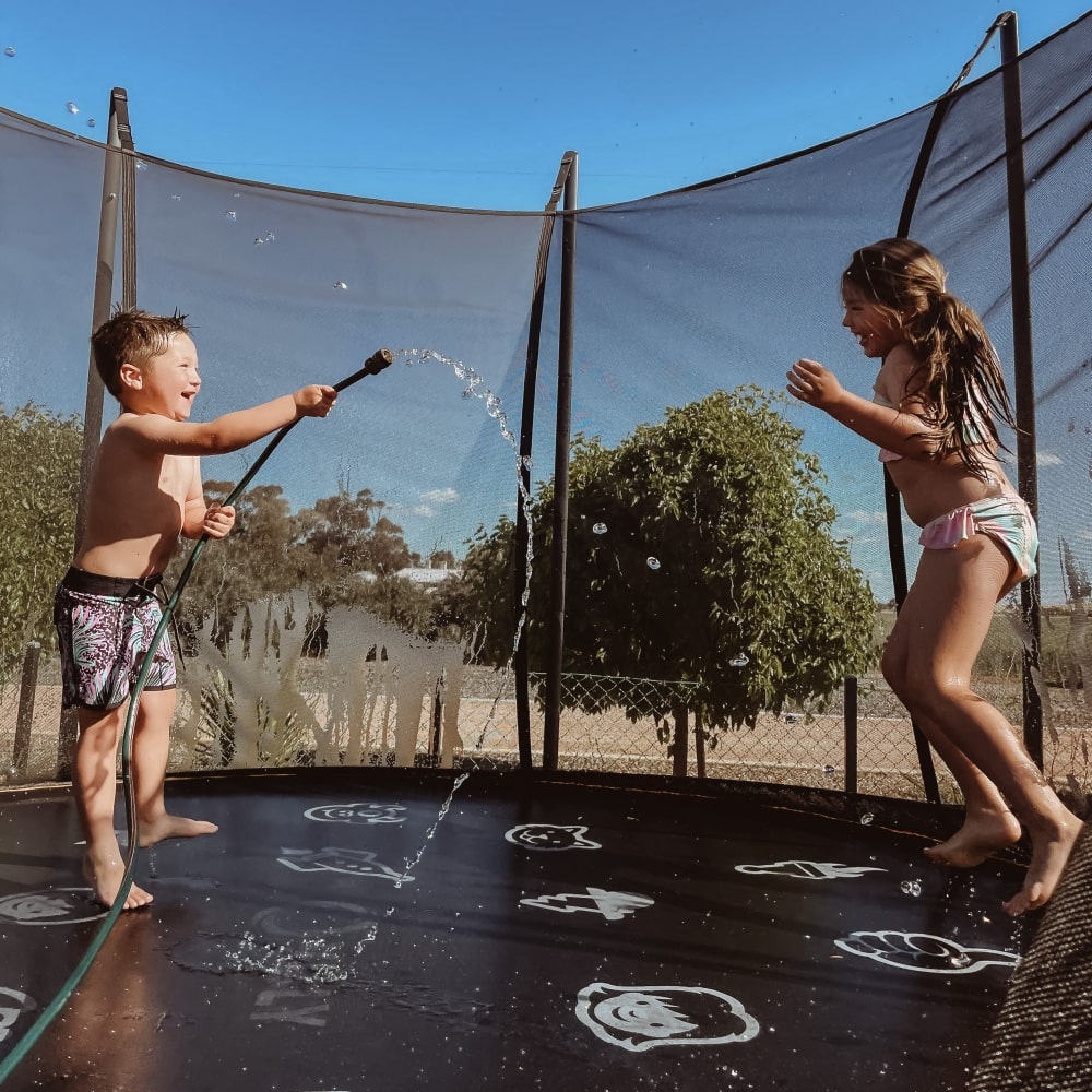 Hot days on a Trampoline 
